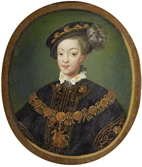 Edward VI (1537-1553), King of England, 16th century. Artist: Oliver, Isaac (1556-1617)