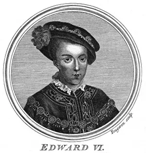 Protestantism Gallery: Edward VI, King of England, (18th century).Artist: Fougeron