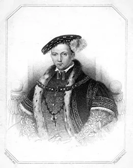 Edward VI, King of England, (19th century). Artist: Thomas Phillibrown