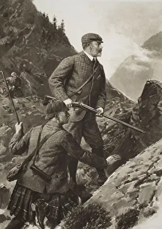 Tweed Prints: Edward VII, King of the United Kingdom, 1901. Artist: Samuel Begg