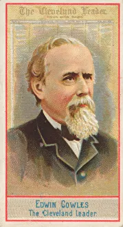 Edwin Prints: Edwin Cowles, The Cleveland Leader, from the American Editors series (N1) for Allen &amp