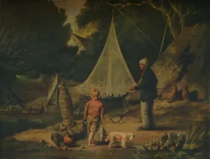 The Eel Catcher, 1812. Artist: Edmund Bristow