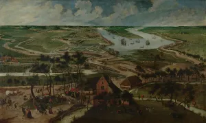 Escaut Prints: The Eel Huts in the Antwerp Polder outside the Lillo or Slijk Gate