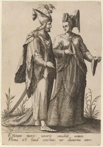 Efficiunt mores uxoris... 1597. Creator: Robert Boissard