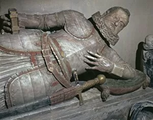 Knight Collection: Effigy of Sir John Scudamore, 17th century