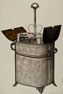 Watercolour And Graphite On Paperboard Collection: Egg Boiler, c. 1939. Creator: Richard Taylor