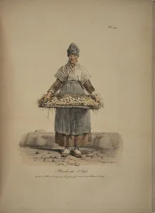 Merchants Prints: Egg seller. From the Series Cris de Paris (The Cries of Paris)