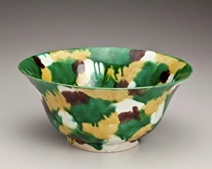 Kangxi Period Prints: Egg and spinach bowl, 1662-1722. Creator: Unknown