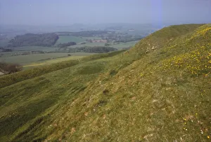 Iron Age Prints: Eggardon Hill, Dorset, England, 20th century. Artist: CM Dixon