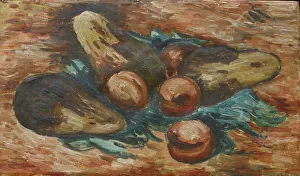 Edmund Hartley Prints: Eggplants and Pomegranates, 1890-1943. Creator: Marsden Hartley