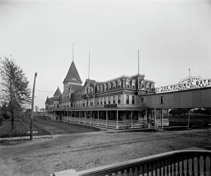 Spa Town Prints: Egnew Hotel, Mt. Clemens, between 1880 and 1899. Creator: Unknown