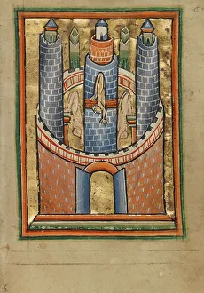 Illumination Painting Prints: Egypt: The Fall of Pagan Idols; Illustrated Vita Christi