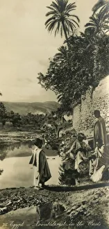 Villager Gallery: Egypt - Noontiderest in the Oasis, c1918-c1939. Creator: Unknown