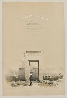 1806 1885 Gallery: Egypt and Nubia: Frontispiece Volume V, 1849. Creator: Louis Haghe (British, 1806-1885); F