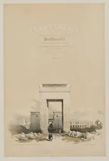 Louis Haghe Gallery: Egypt and Nubia: Frontispiece Volume V, 1849. Creator: Louis Haghe (British, 1806-1885); F