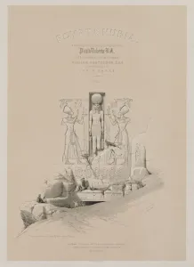 Egypt and Nubia, Volume I: Frontispiece, 1846. Creator: Louis Haghe (British, 1806-1885); F