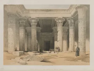 1806 1885 Prints: Egypt and Nubia, Volume I: Grand Portico of the Temple of Philae, Nubia, 1847. Creator