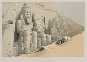 20 Threadneedle Street Gallery: Egypt and Nubia, Volume I: The Great Temple of Aboo-Simble, Nubia, 1846. Creator: Louis Haghe