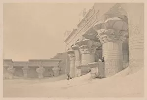 1806 1885 Gallery: Egypt and Nubia: Volume I - No. 10, Edfou, 1838. Creator: Louis Haghe (British, 1806-1885)