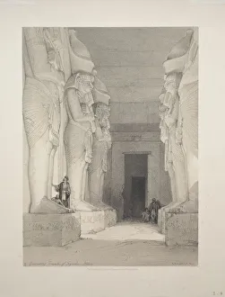 Egypt and Nubia: Volume I - No. 9, Excavated Temple of Gyrshe, Nubia, 1838. Creator