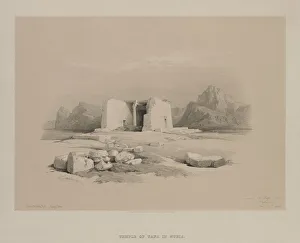 1806 1885 Prints: Egypt and Nubia, Volume I: Temple at Tafa in Nubia, 1846. Creator: Louis Haghe (British