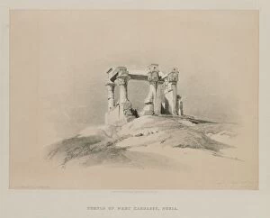 20 Threadneedle Street Gallery: Egypt and Nubia, Volume I: Temple of Wady Kardassy in Nubia, 1846. Creator: Louis Haghe (British)