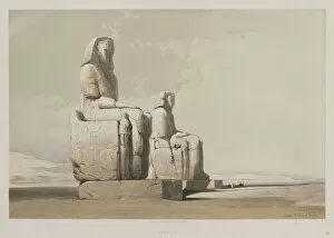 20 Threadneedle Street Gallery: Egypt and Nubia, Volume I: Thebes, 1846. Creator: Louis Haghe (British, 1806-1885); F