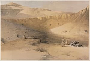 20 Threadneedle Street Gallery: Egypt and Nubia, Volume II: Entrance to the Tombs of the Kings of Thebes, Bab-El-Malouk, 1848