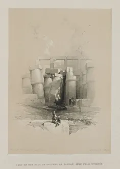 20 Threadneedle Street Prints: Egypt and Nubia, Volume II: Part of the Hall of Columns at Karnak, Thebes, 1847. Creator