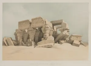Louis Haghe Gallery: Egypt and Nubia, Volume II: Kom-Ombo, 1846. Creator: Louis Haghe (British, 1806-1885); F