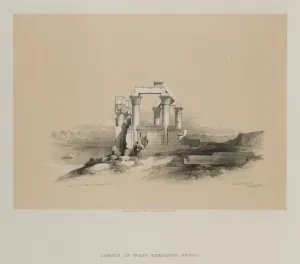 20 Threadneedle Street Prints: Egypt and Nubia, Volume II: Ruins of the Temple of Kardeseh, Nubia, 1848. Creator