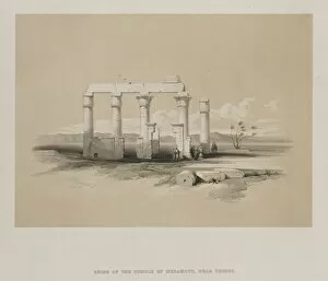 Louis Haghe Gallery: Egypt and Nubia, Volume II: Ruins of the Temple of Madamoud, at Thebes, 1847. Creator