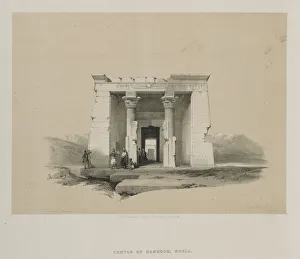 1806 1885 Prints: Egypt and Nubia, Volume II: Temple of Dandour, Nubia, 1848. Creator: Louis Haghe (British