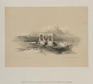 1806 1885 Prints: Egypt and Nubia, Volume II: Temple of Isis on the Roof of the Great Temple of Dendera