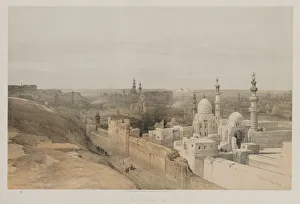 1806 1885 Prints: Egypt and Nubia, Volume III: Cairo, Looking West, 1848. Creator: Louis Haghe (British