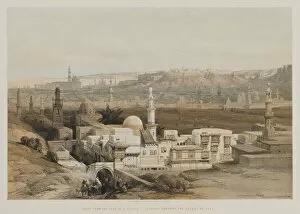 1806 1885 Gallery: Egypt and Nubia, Volume III: Cairo from the Gate of Citzenib, Looking towards the Desert of Suez