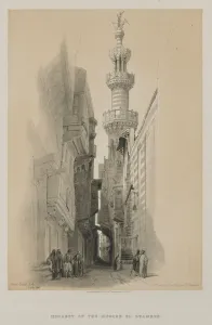 20 Threadneedle Street Prints: Egypt and Nubia, Volume III: The Minaret of the Mosque El Rhamree