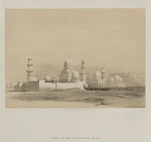 20 Threadneedle Street Gallery: Egypt and Nubia, Volume III: Tombs of the Memlooks, Cairo, 1849. Creator: Louis Haghe (British)