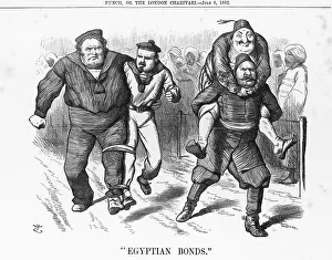 Egyptian Bonds, 1882. Artist: Joseph Swain Egyptian Bonds, 1882. Artist: Joseph Swain