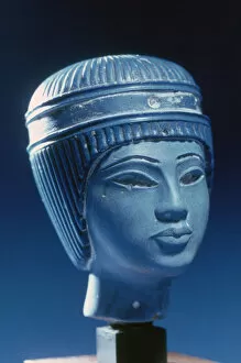 Grave Goods Collection: Egyptian bust, maybe Tutankhamen, 18th Dynasty