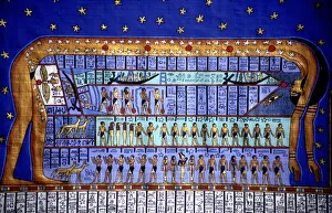 Hieroglyphic Prints: Egyptian cosmos