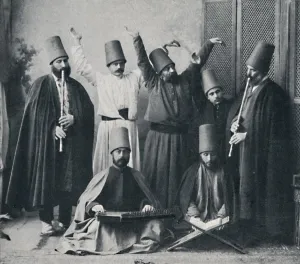 Dervish Prints: Egyptian dancing dervishes, 1912