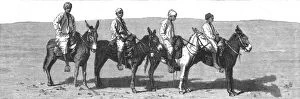 Panoramic Gallery: Egyptian Donkey Boys at Cairo, 1888. Creator: Unknown
