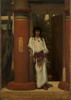 An Egyptian in a Doorway, 1865. Creator: Sir Lawrence Alma-Tadema
