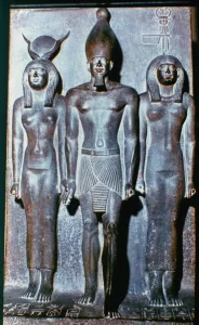 27th Century Bc Prints: Three Egyptian Figures, Egypt, 2600 BC