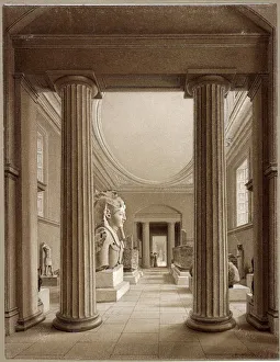 Havell Prints: Egyptian Gallery in the British Museum, London, c1840. Artist: Robert Havell