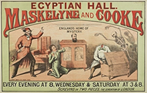 Trick Prints: Egyptian Hall - Maskelyne and Cooke - England's Home of Mystery