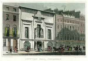 Egyptian Hall, Piccadilly, London, 1828. Artist: A McClatchie