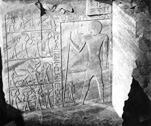 Egyptian hieroglyphs, Egypt, 1863-1864. Artist: Emmanuel Rouge Egyptian hieroglyphs, Egypt, 1863-1864. Artist: Emmanuel Rouge