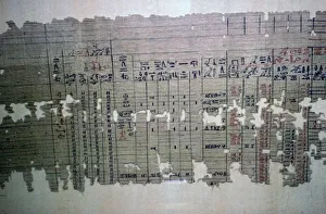 Accounting Gallery: Egyptian monthly accounts from the archive of a temple